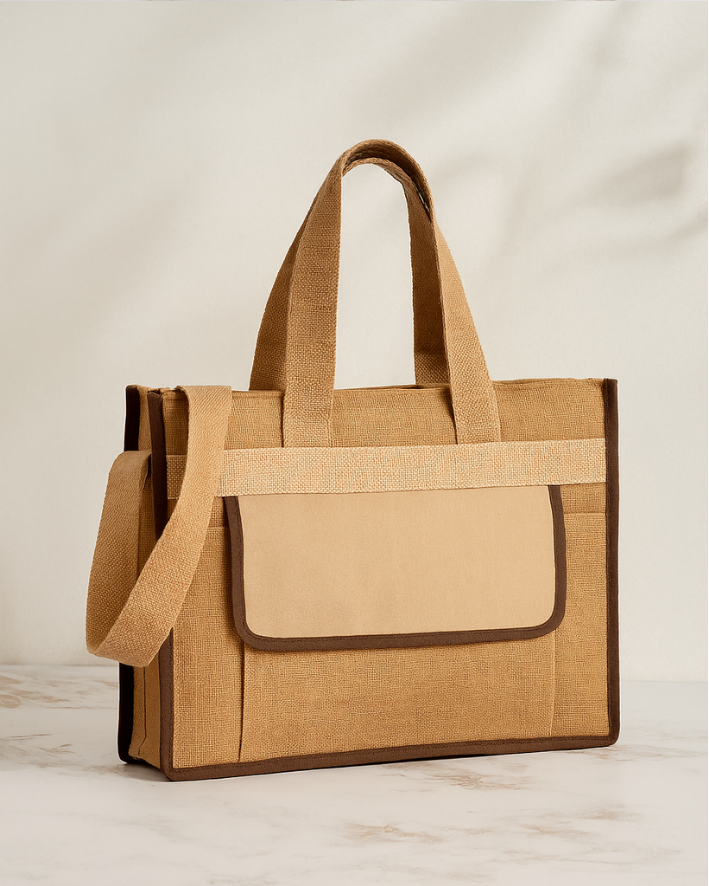 JUTE CONFERENCE BAG 05